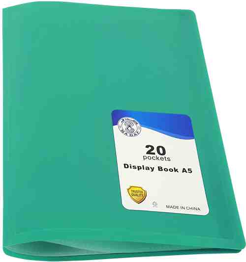 SADAF DISPLAY BOOK A5 20POCKET NO.SDF8148 Shakeel Trading