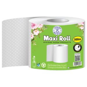SADAF MAXI ROLL 300 METER 2 PLY  (GREEN)